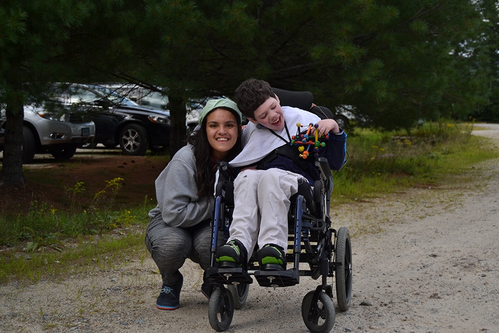 Campers at Family Retreat