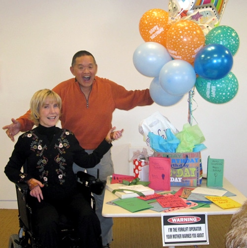 ken and joni celebrating kens birthday