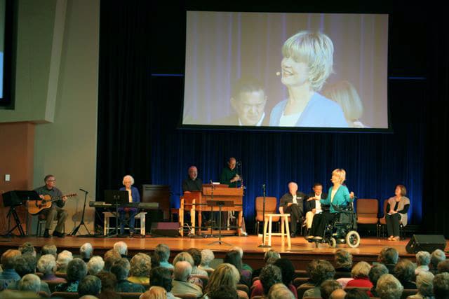 Joni Sing-Along Joni singing hymns with the Evangelical Free Church of Fullerton