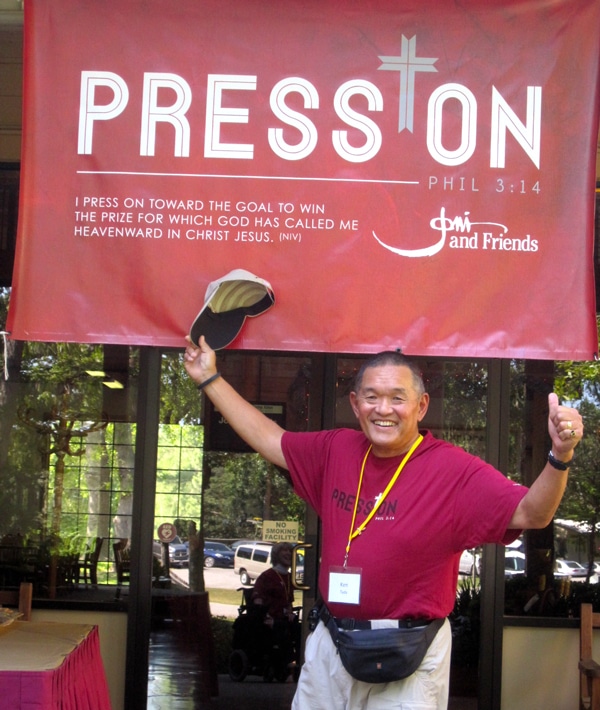 Press On into Fun and Fellowship Ken under the