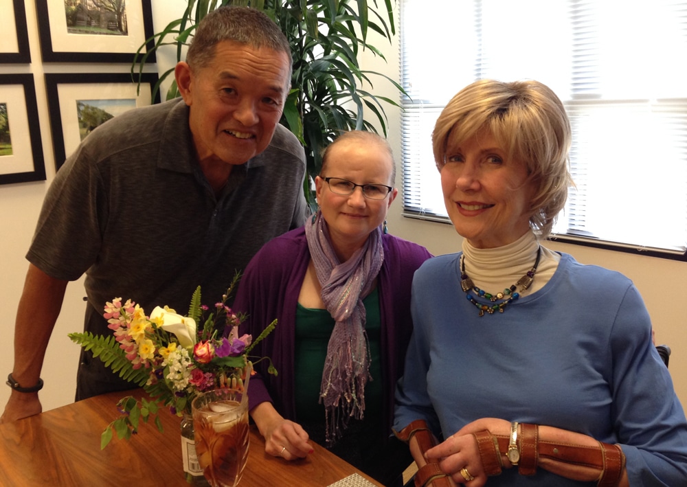 Ken, Gwen and Joni Ken, Gwen and Joni