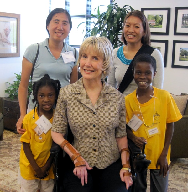 bible bee family family visiting joni at the idc