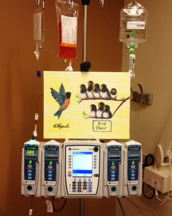 Bird Choir Painting Bird Choir Painting