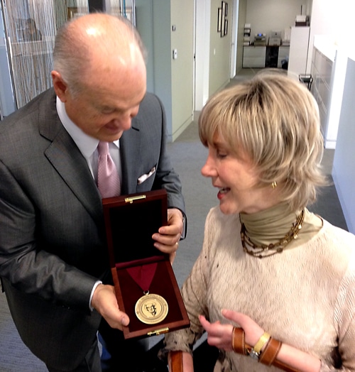 doug and joni with her wilberforce award