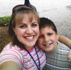 Emily volunteering at Joni and Friends