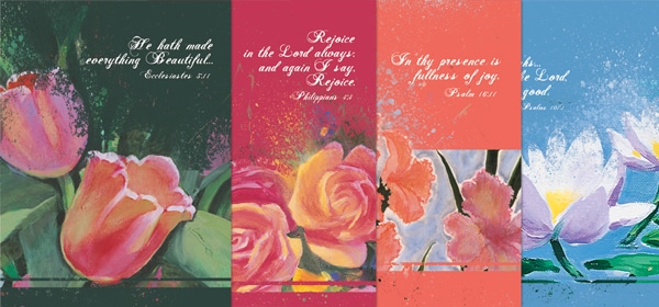 images of floral note cards