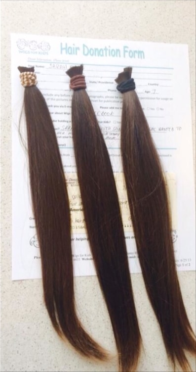 Sarah's Hair Donation Sarah's Hair Donation