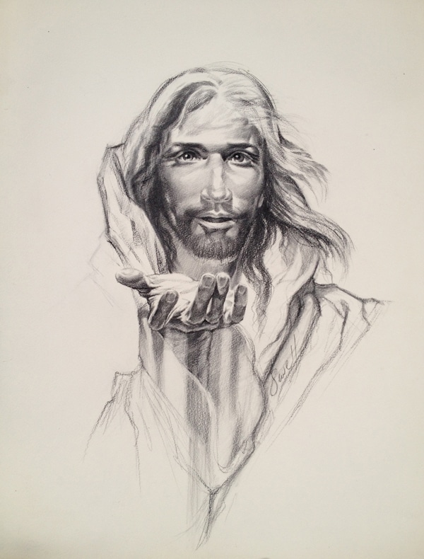Jesus Drawing pencil | Church wanted modern style Jesus | Jim m. Berberich  | Flickr