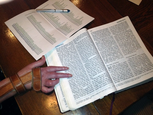 Joni's Bible and reading schedule Joni's Bible and reading schedule