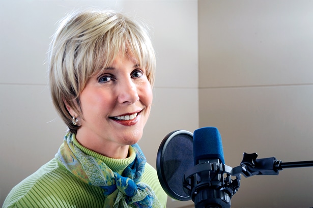 joni in her radio studio