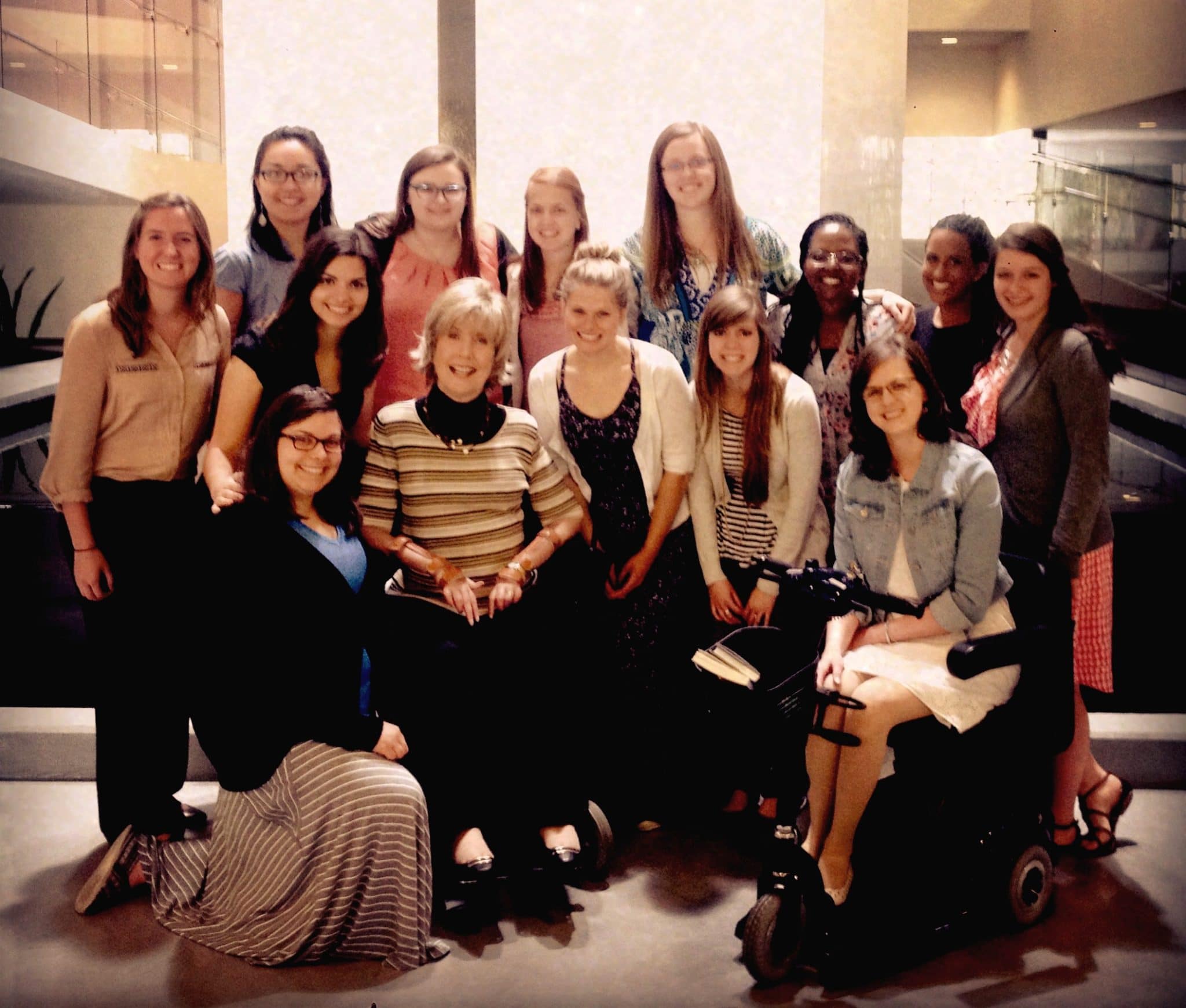 Joni with 2014 Interns Joni with 2014 Interns