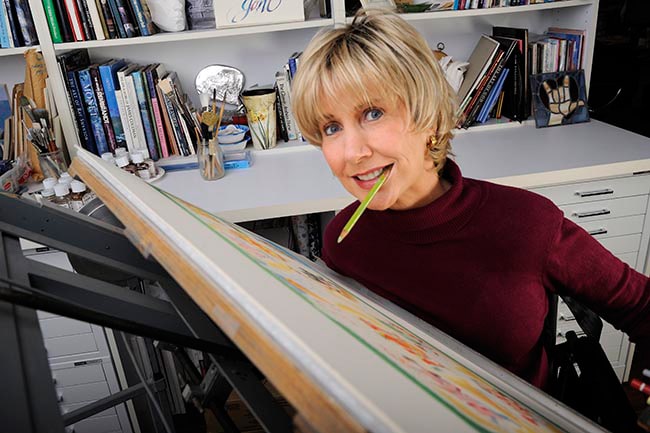 joni at her easel