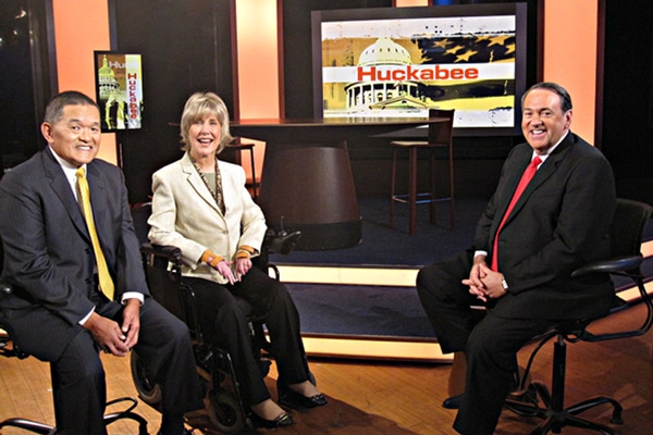 Ken, Joni, and Mike Huckabee Ken, Joni, and Mike Huckabee