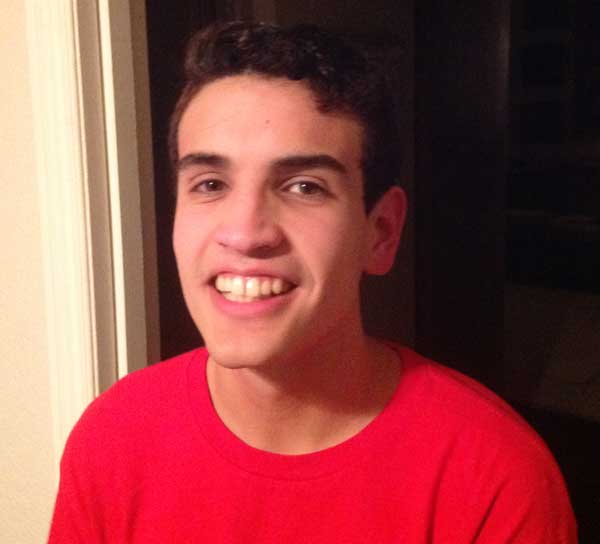 Samuel smiling Samuel smiling