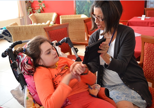 Making friends at family retreat Making friends at family retreat