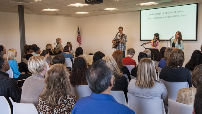 Tommy Walker playing at the International Disability Center Tommy Walker playing at the International Disability Center