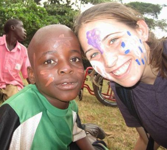 Interns serving in Uganda Interns serving in Uganda