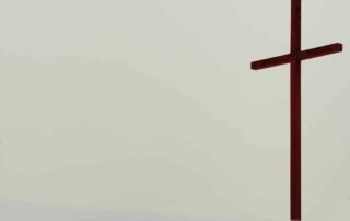 A cross on a white background