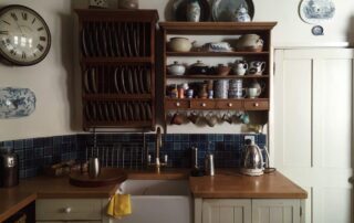 A photo of an old kitchen
