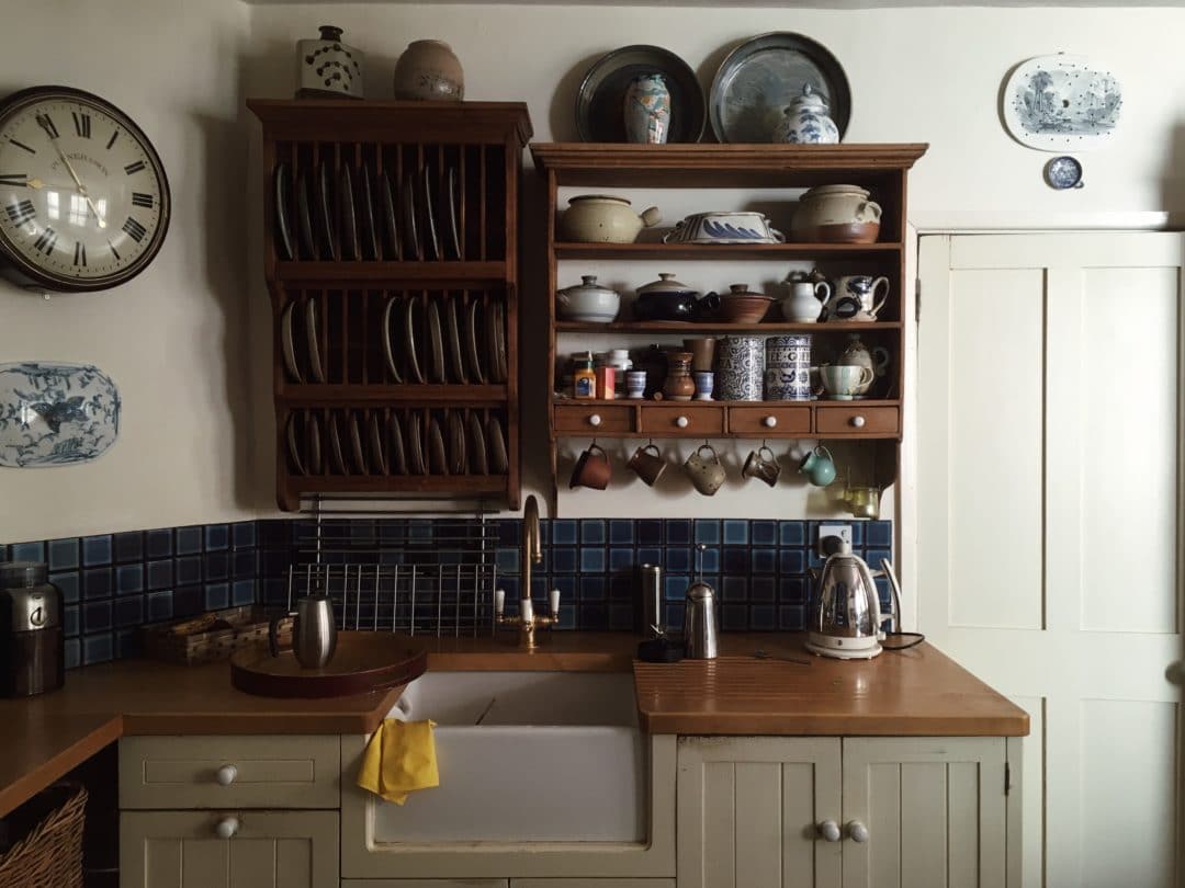 A photo of an old kitchen