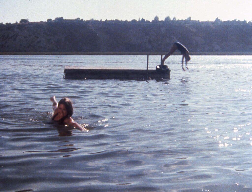 A still of Joni's diving accident from the Joni Movie