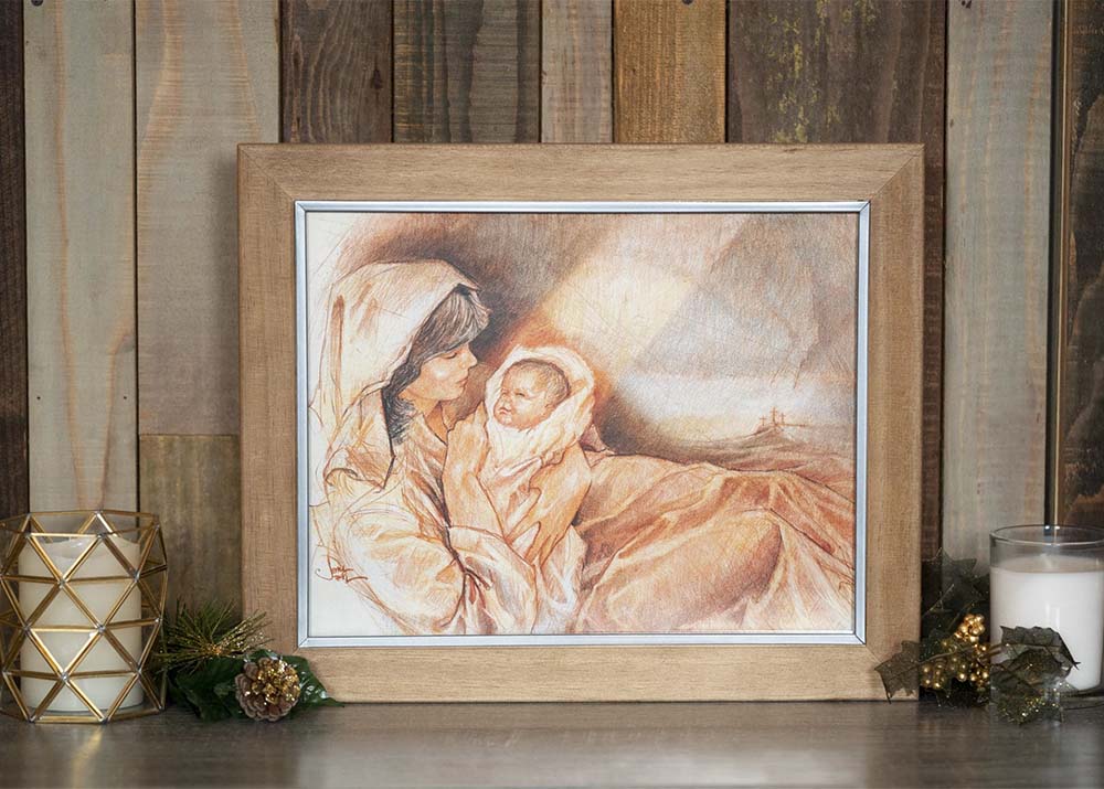 Cradle to the Cross art print, frame not included