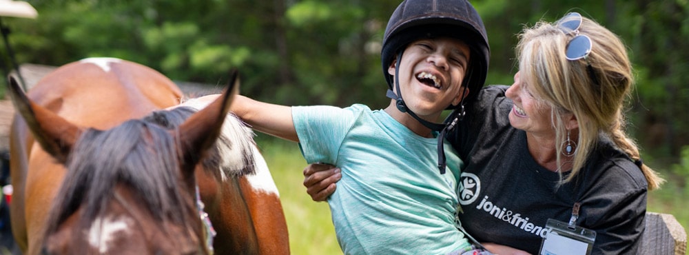 Horseback riding at Family Retreat