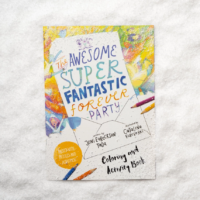 Forever Party Coloring Book Cover