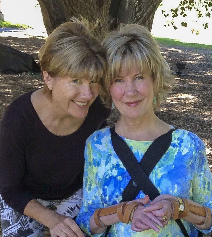 Joni with her sister Kathy