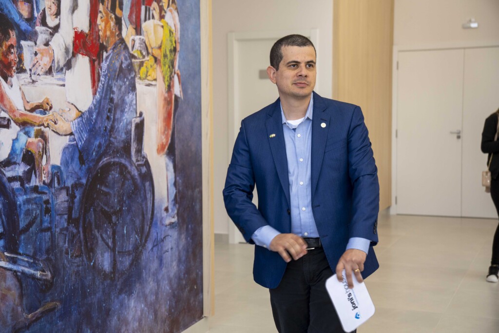 Teilor Paixao, the Director of Joni's House in Brazil, in his formal suit.