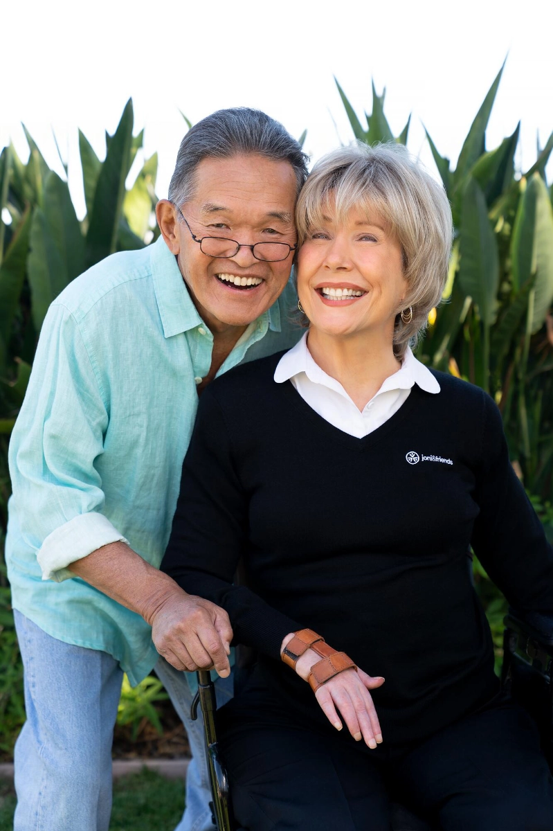 Ken and Joni pose for a photo
