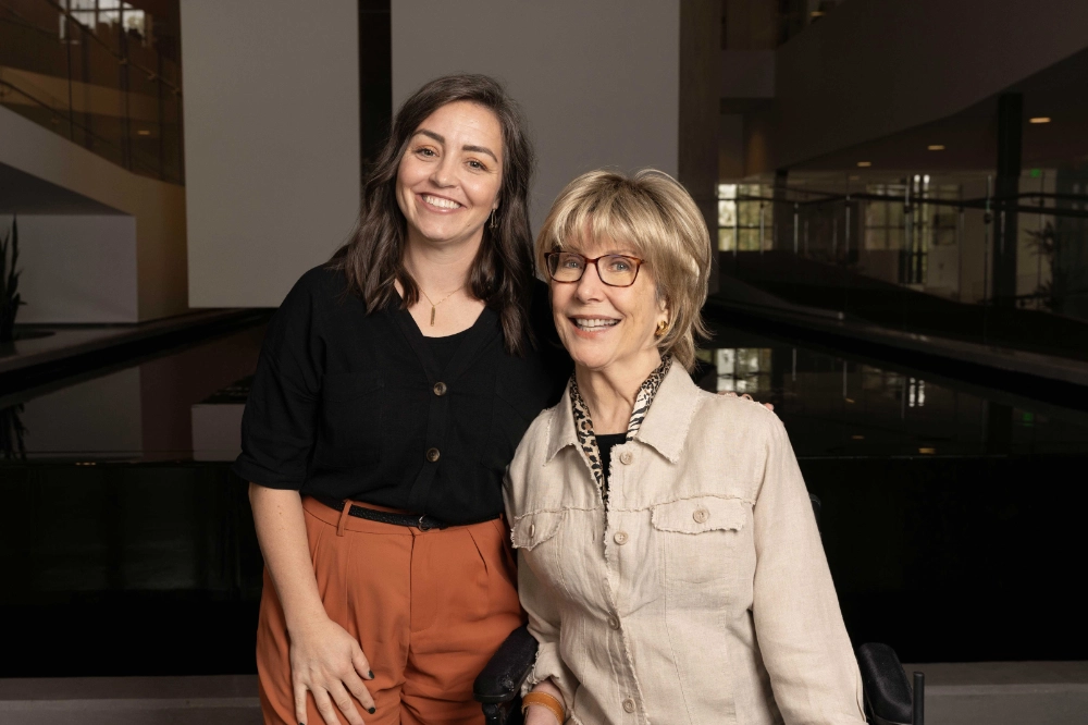 Kerri and Joni at the International Disability Center