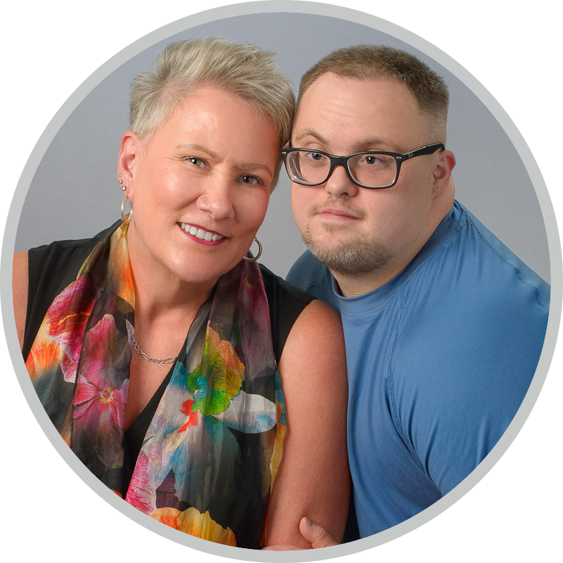 Roberta Dunn with her son Todd.