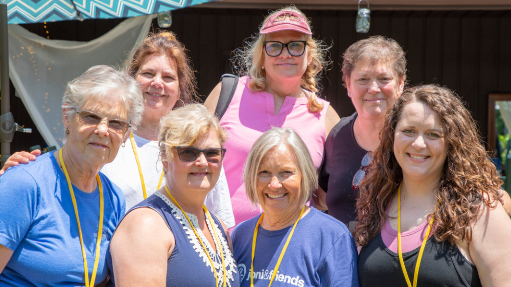 Women pose for a photo