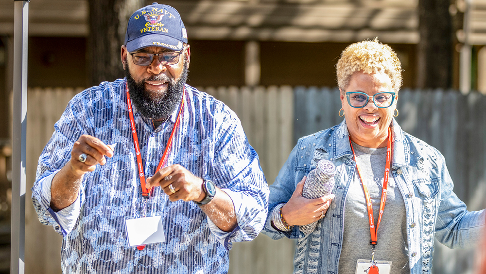 A veteran and their spouse at Warrior Getaway