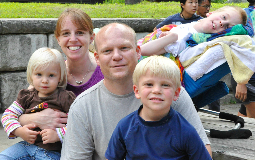 Andrew and his familiy